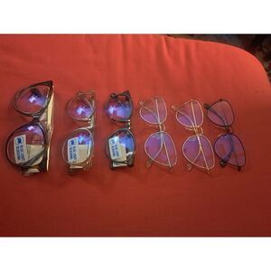 LOT #2 Planet Earth Blue Light Blocking eyewear computer Protection inc 6 pairs